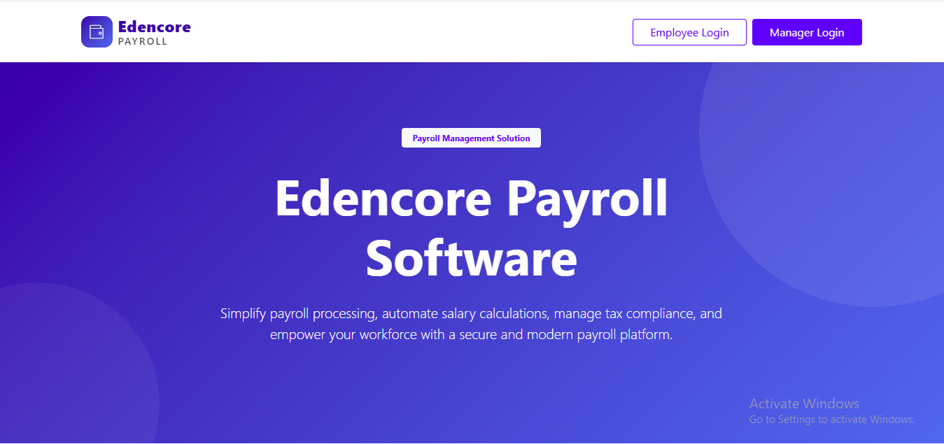 Edencore Payroll